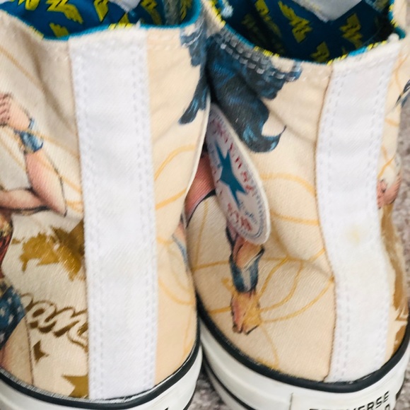 Wonder Woman Converse High Top Sneakers - Picture 8 of 13